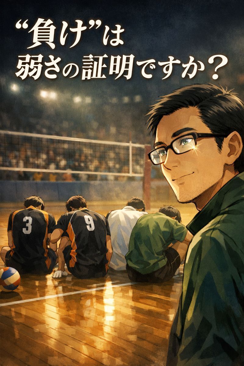 またまた某バレー漫画から学ぶ！負けは弱さの証明ですか？