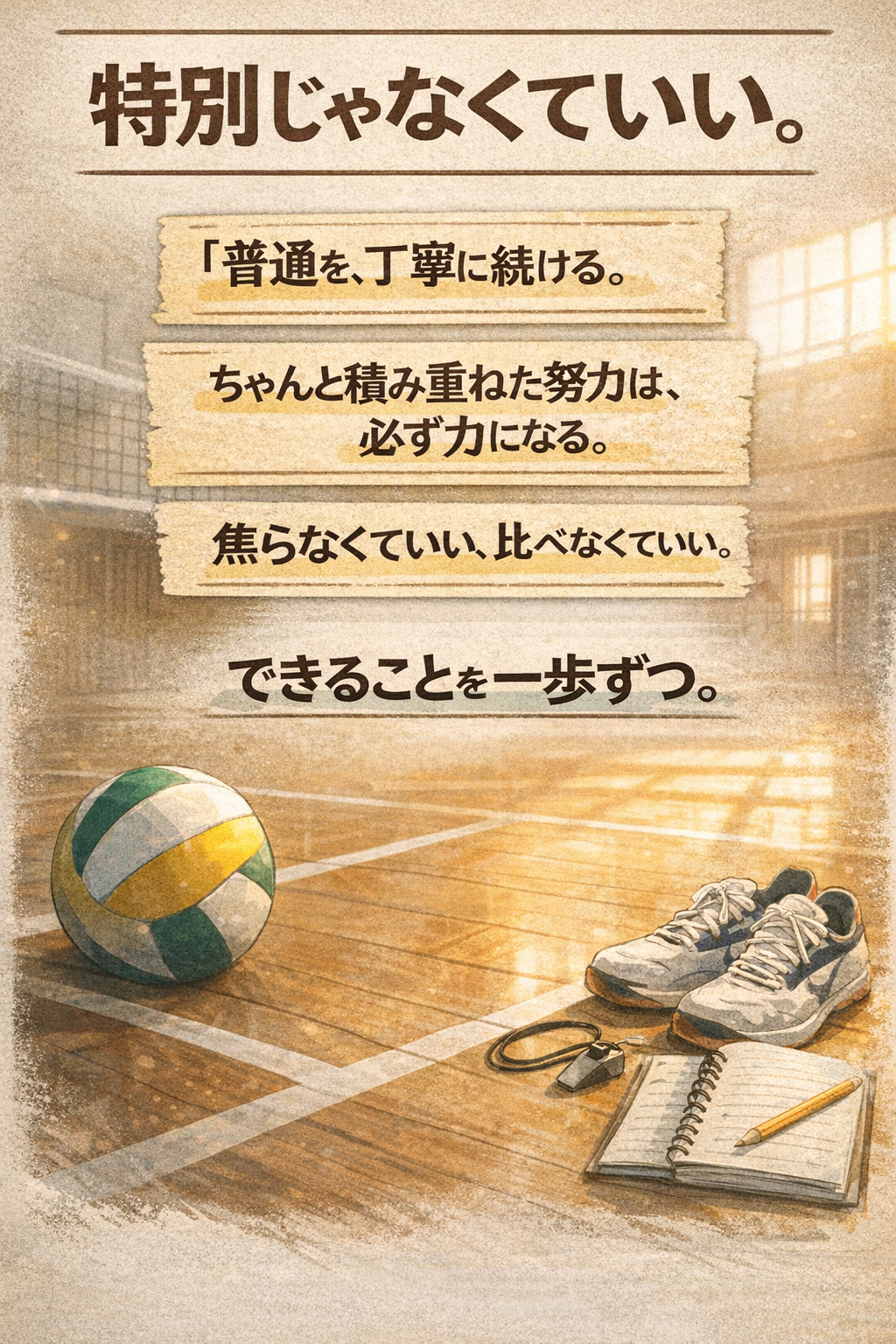 またまたあのバレー漫画より。～「特別じゃなくていい」とある主将の言葉が教えてくれる働き方～