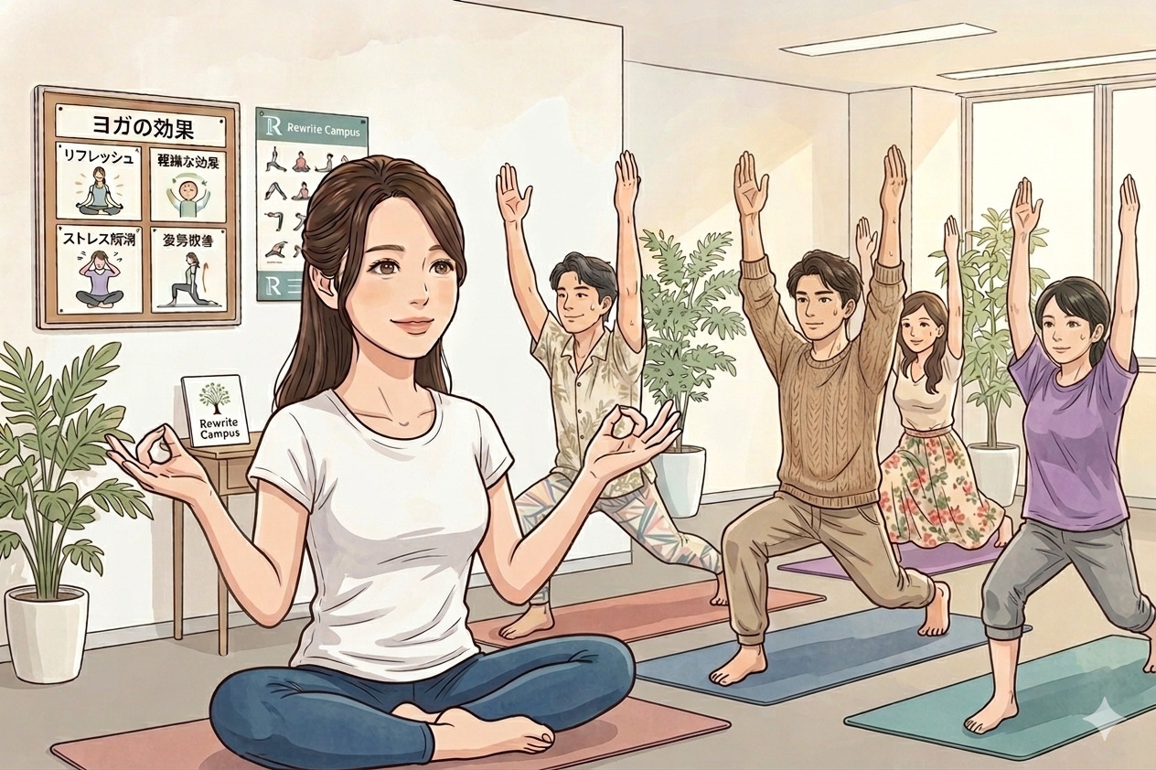 代表はヨガインストラクター！？「心と体のリフレッシュ！ヨガ講座」を開催しました🧘✨