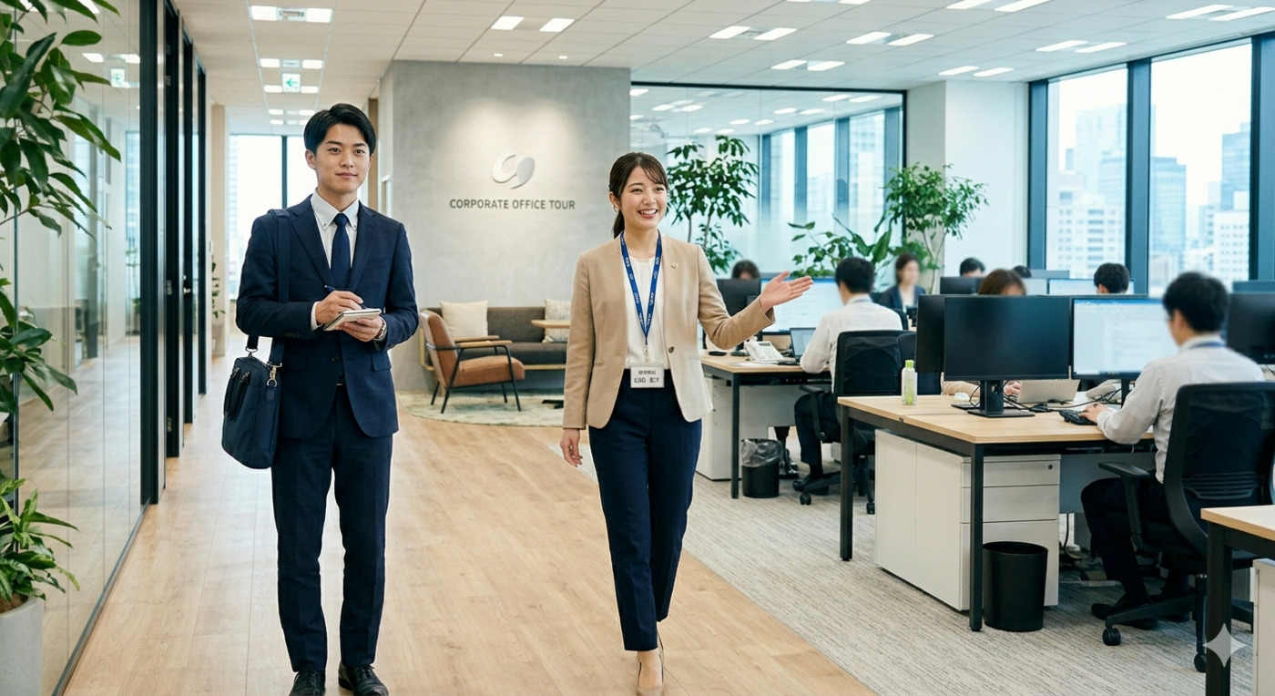 緊張しても大丈夫◎企業見学で見るべき4つのポイント