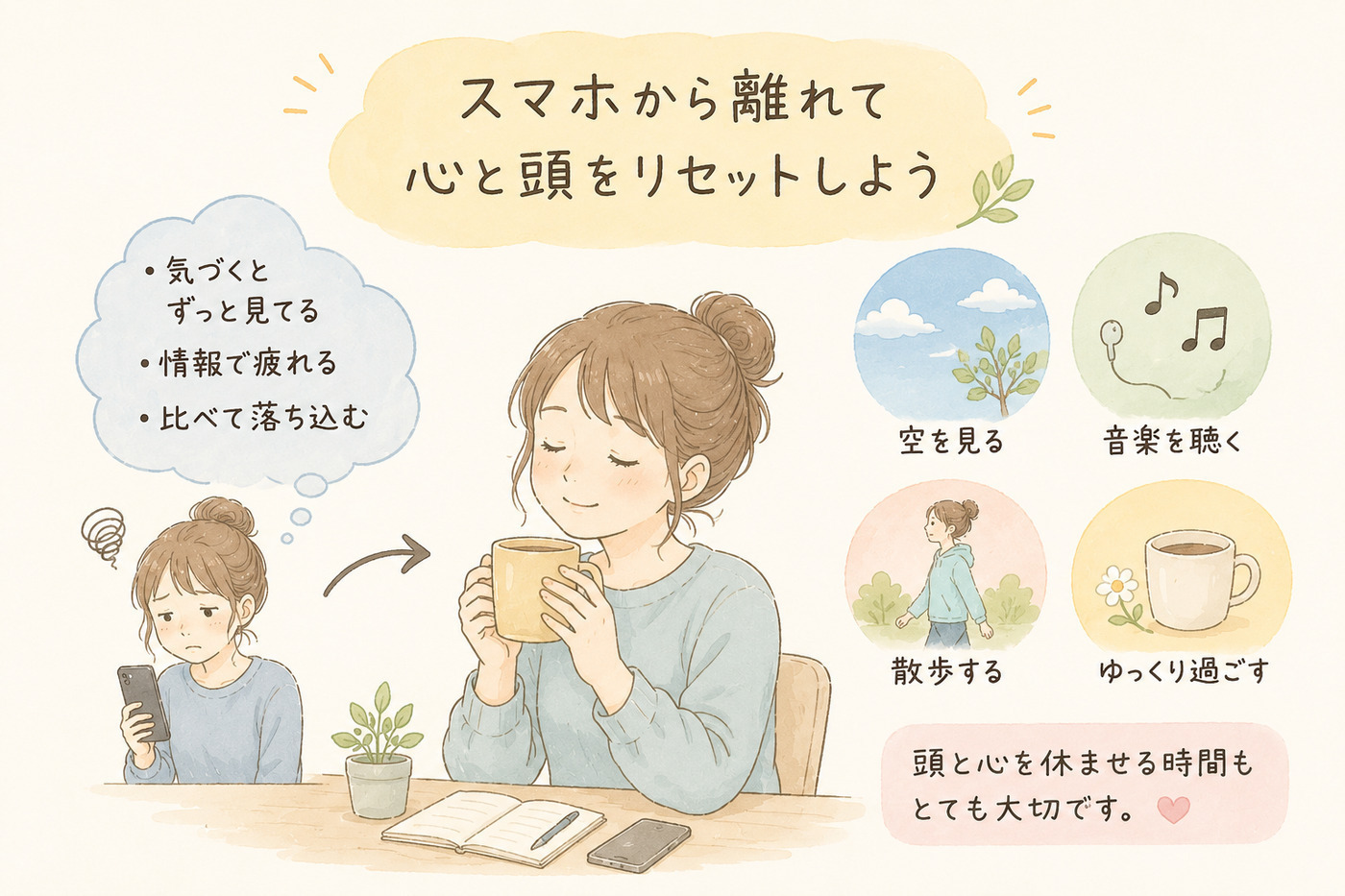 『スマホ疲れしていませんか？』