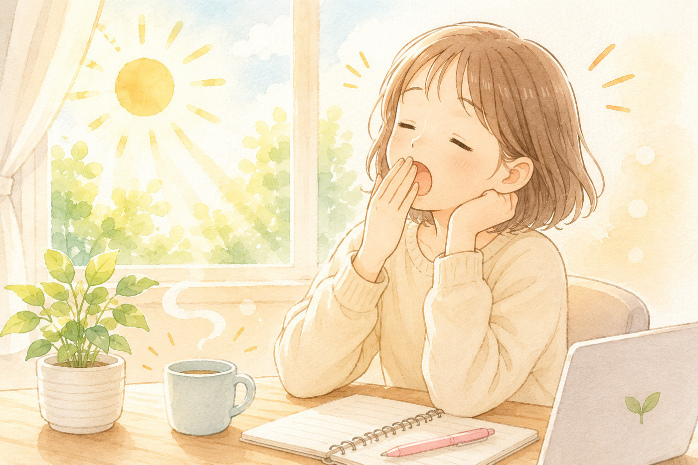 なぜ朝は頭が働きにくいの？