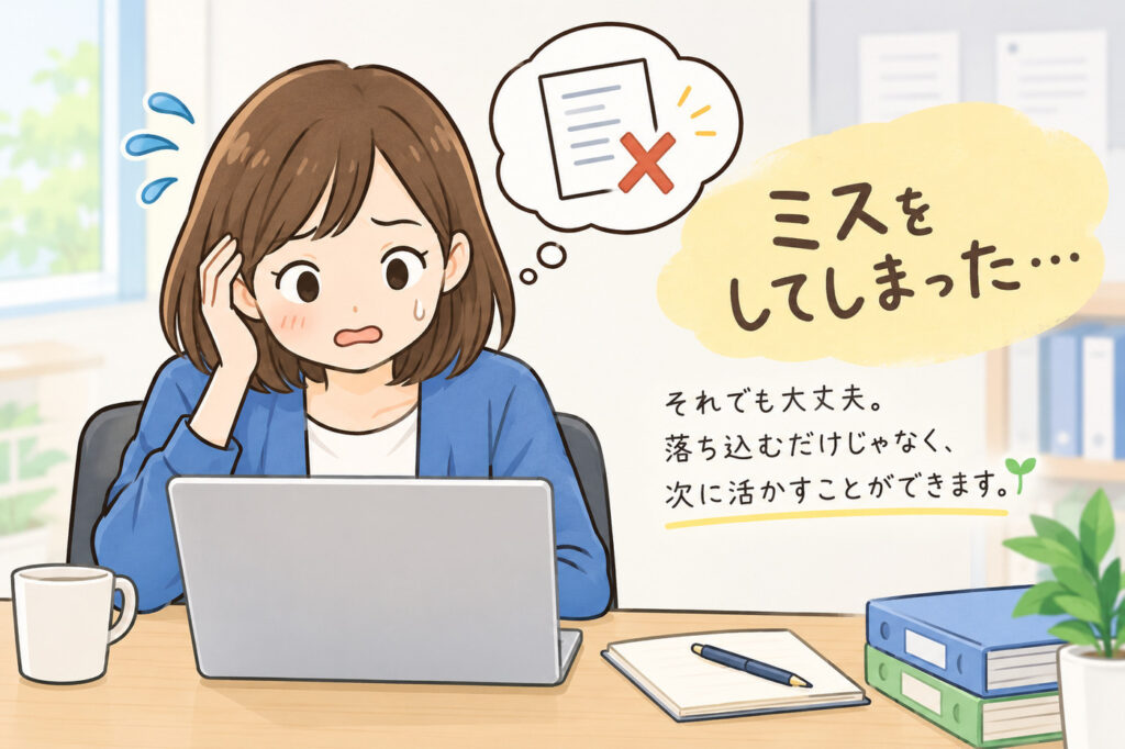 「ミスしちゃった💦」どうすればいい？