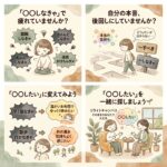 「○○しなきゃ」を「○○したい」に変えていく練習。